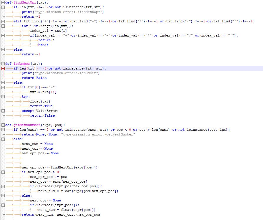 stack to do other operations like parentheses and negatives. Refer to pdfs