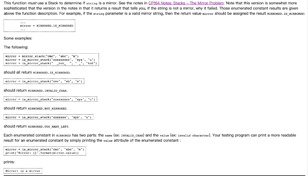 Class Stack_array code: class Stack: def __init__(self): """ ------------------------------------------------------- Initializes an is_empty