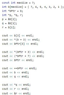  Write 3 or less lines of code to print the elements