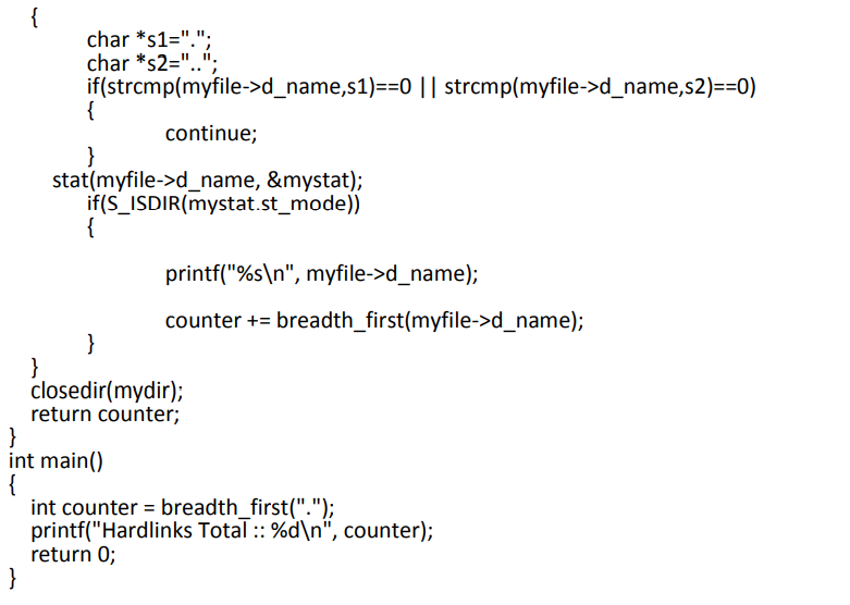 on in code. #include #include #include #include #include #include #include int breadth_first(char