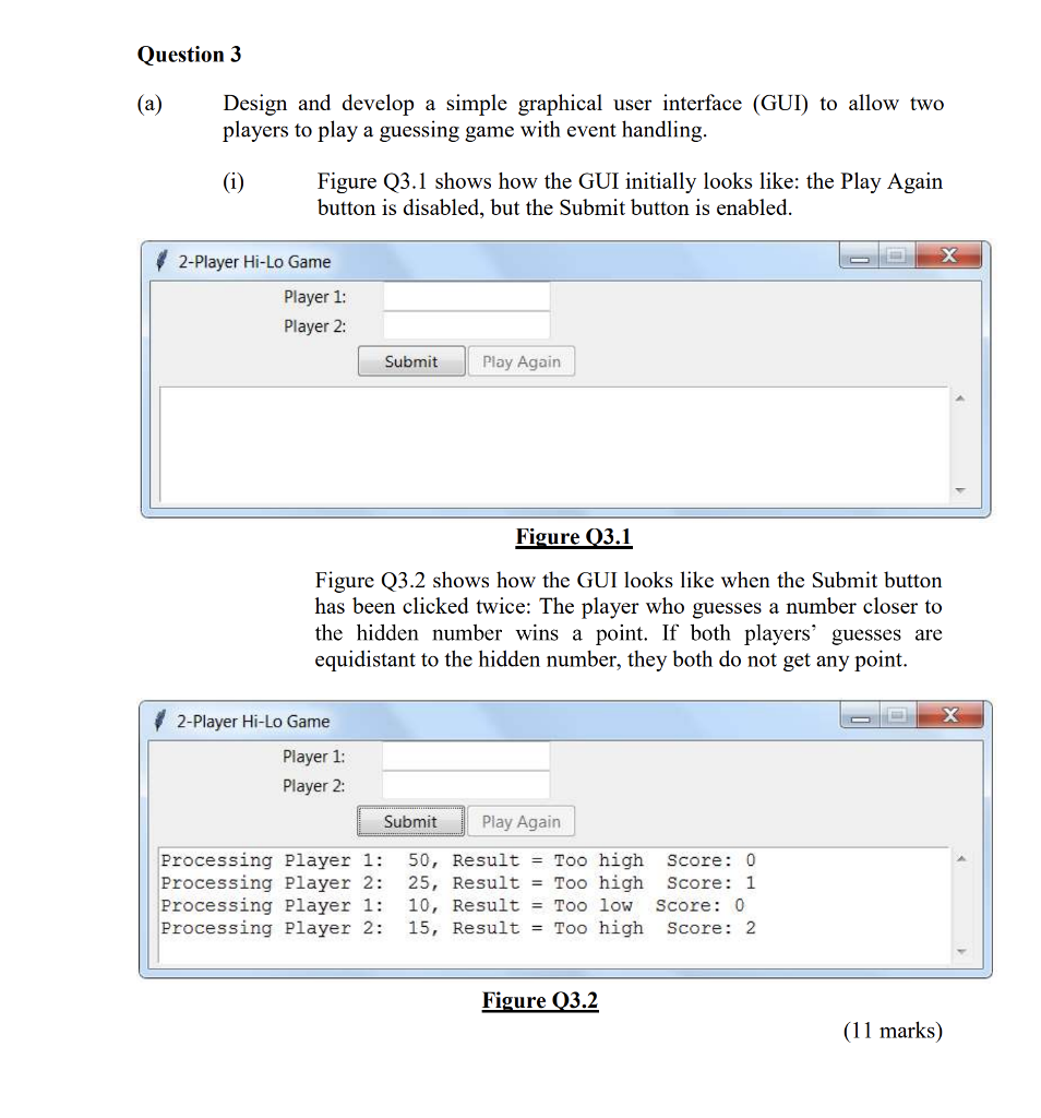 Help needed in Python Tkinter ! Question 3 (a)Design and develop a