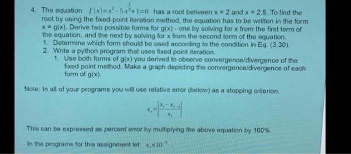 this needs to be in python language and readable. thanks 4. The
