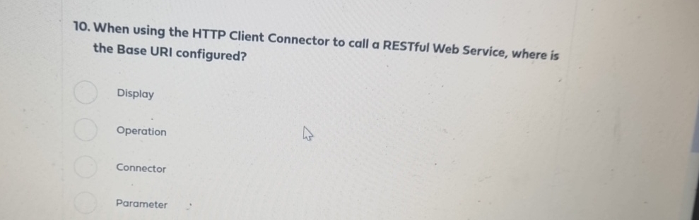  When using the HTTP Client Connector to call a RESTful Web