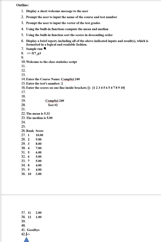  I need help with doing this program using matlab.. Thank you