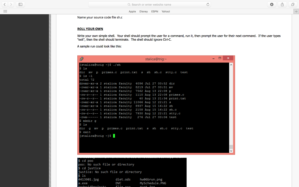 Need help making this in C please help me a Search or