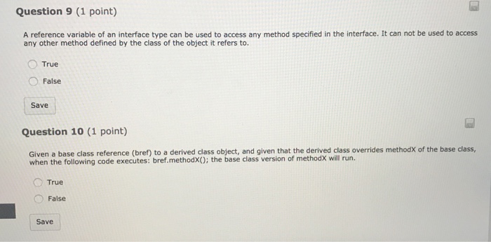  Can you help me with this JAVA question? Question 9 (1