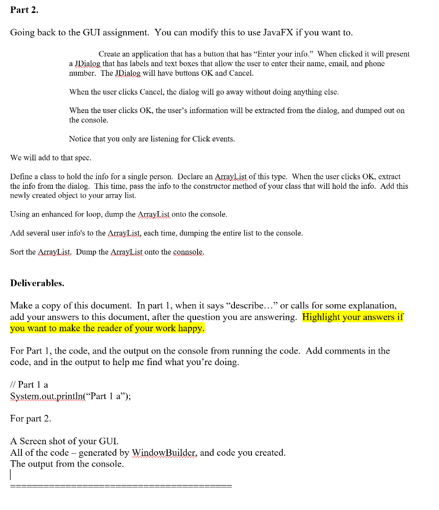 this inheritance hierarchy these are interfaces (not classes It is possible for