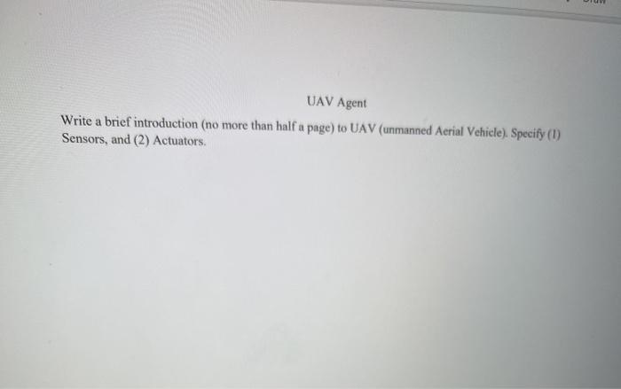  is this clesr enough UAV Agent Write a brief introduction (no