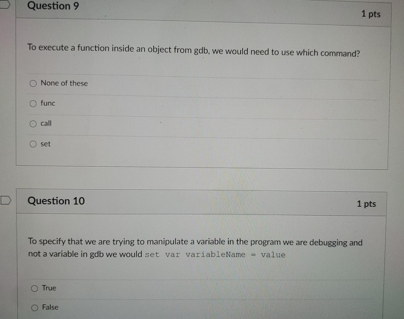 resolves collisions using which of these methods? O None of these hashing
