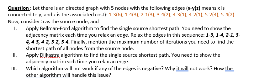  Question: Consider a Directed Acyclic Graph (DAG) with nQuestion: Let there
