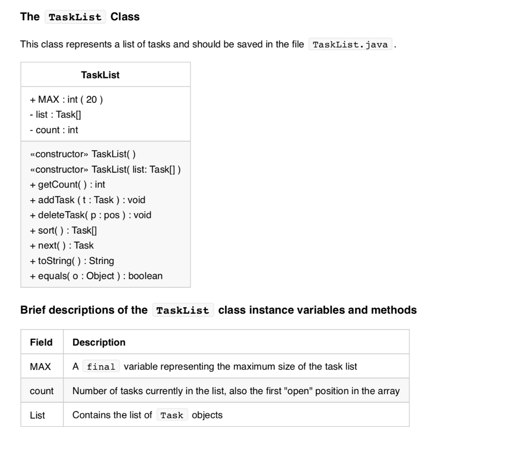 a driver (tester) program to ensure that it works before putting everything