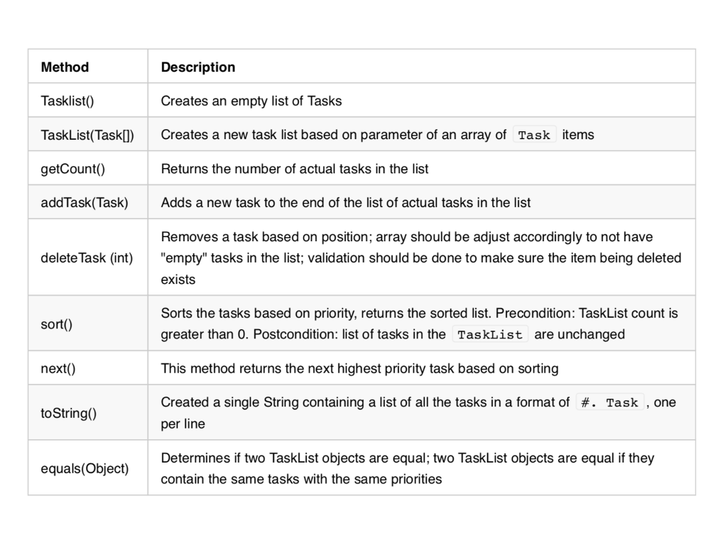 together (similar to the tester programs we provided for you in the