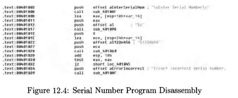 2. For the SRE example in Section 12.2.2, we patched the code