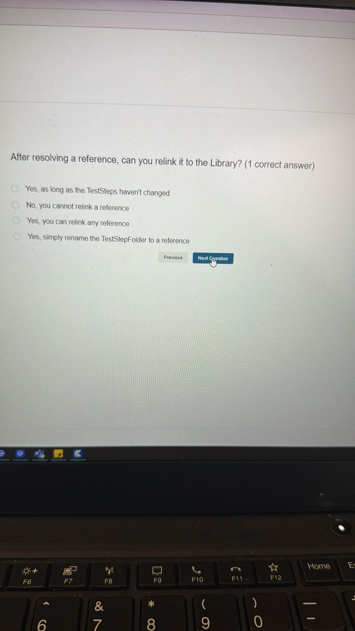  After resolving a reference, can you relink it to the Library?