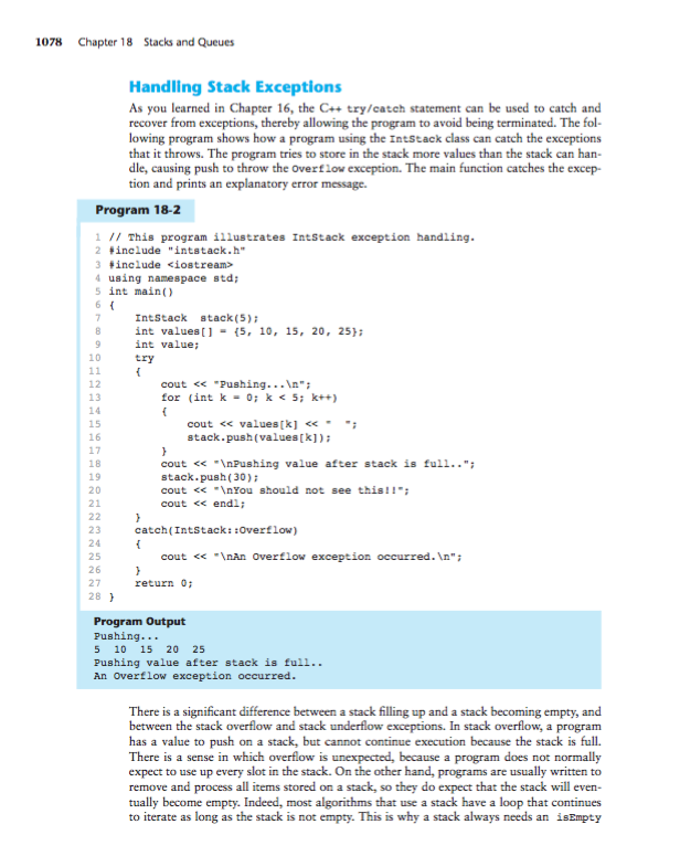 unique items to be pushed onto it. This means no duplicate items