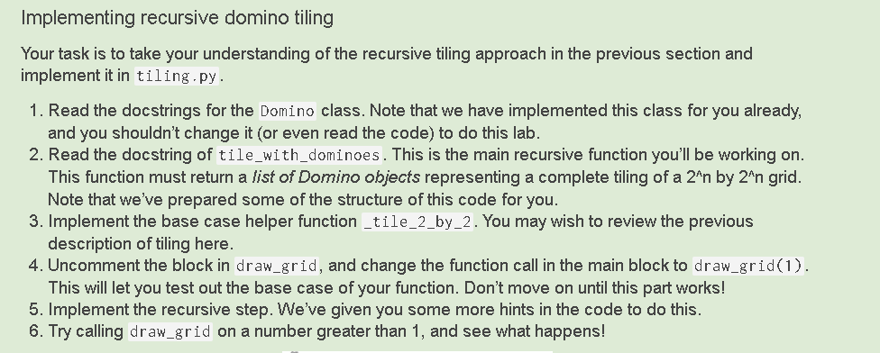 python 3.8 and pygame 2.0.0 """Lab === Module Description === This module