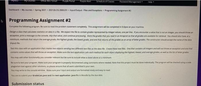  Programming Assignment # 2 Complete the following program . Be sure