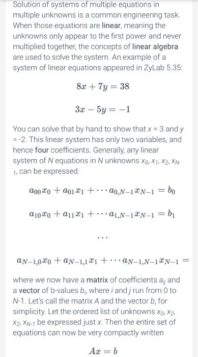  Python pls. thanks Solution of systems of multiple equations in multiple
