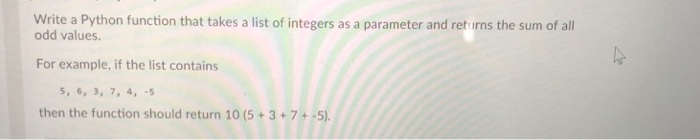  in Python 3 please Write a Python function that takes a