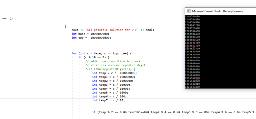  //The below code picks the first 3 elements and checks whether