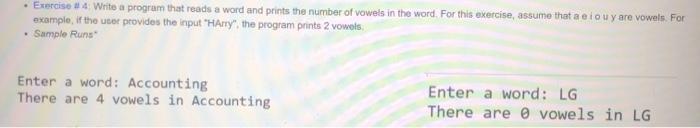 prints each character of the word on a separate line with each