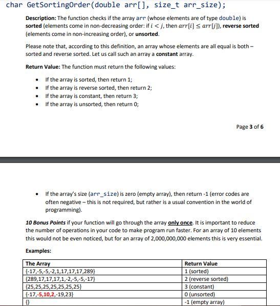 should contain the following functions. Please note that these functions are useful