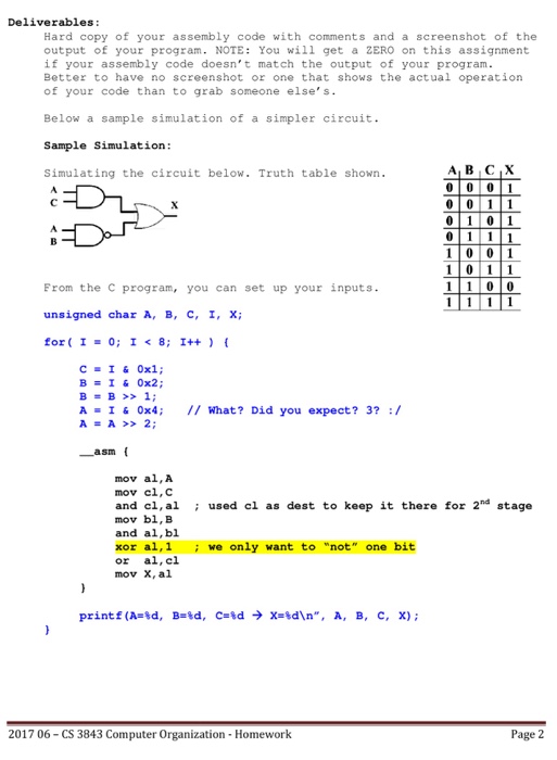 Name/abc123: Due Mon. Aug 7, 2017 1. (15 pts) Simulate a 3-bit