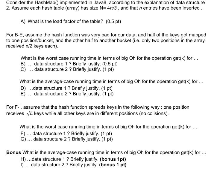  Consider the HashMap() implemented in Java8, according to the explanation of