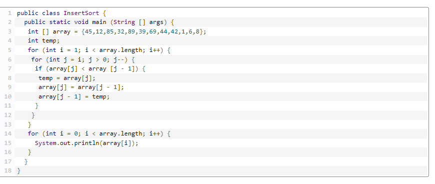 should do this UN 2 public class sortingArray ( 30 public static
