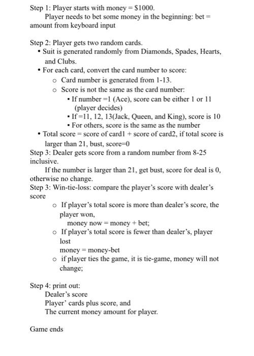 score. Anytime if the player has more than 21 points, the score