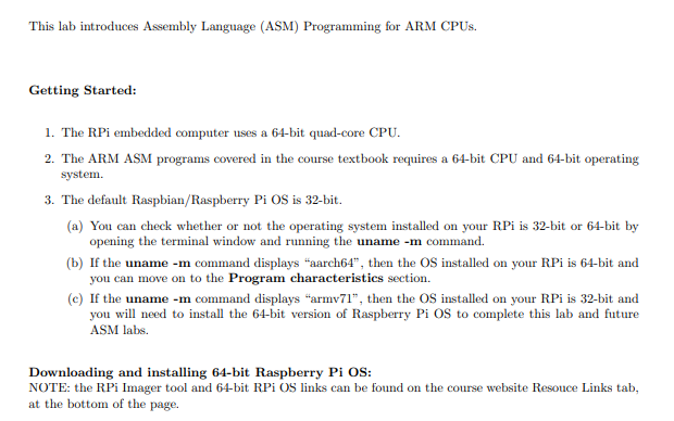 I need it asap This lab introduces Assembly Language (ASM) Programming