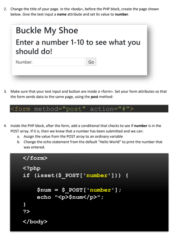 create a simple web form that allows a user to enter a