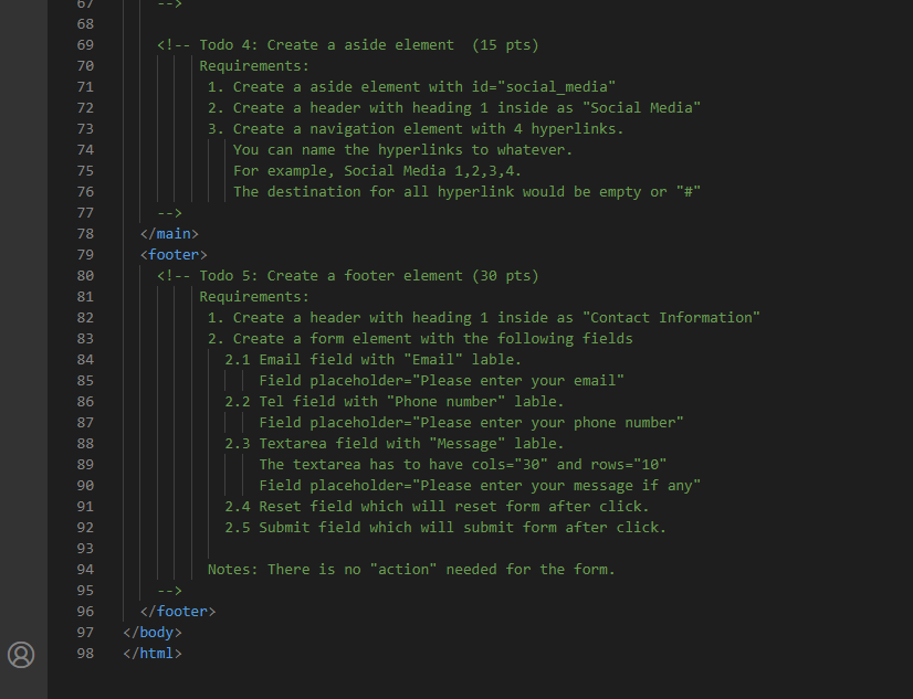 Run Terminal Help lab4.html - Visi lab4.html x 4 E. C> Users