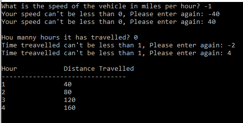 Please help with the fallowing C++ program. The distance a vehicle travels
