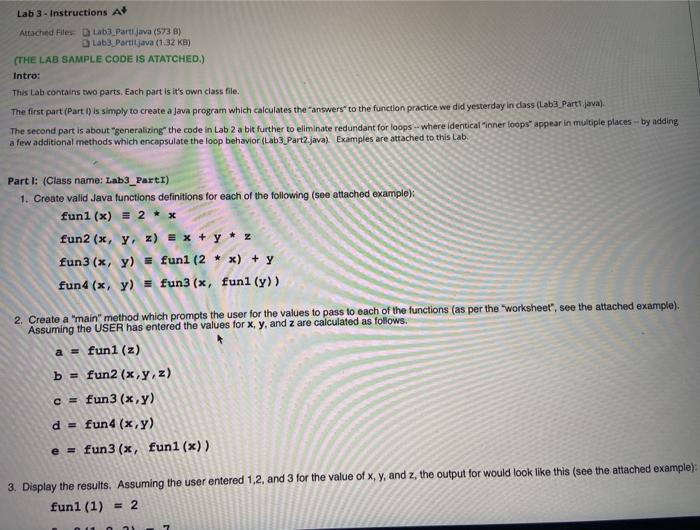  Lab 3 - Instructions At Attached Files Lab3 Parti Java (573)