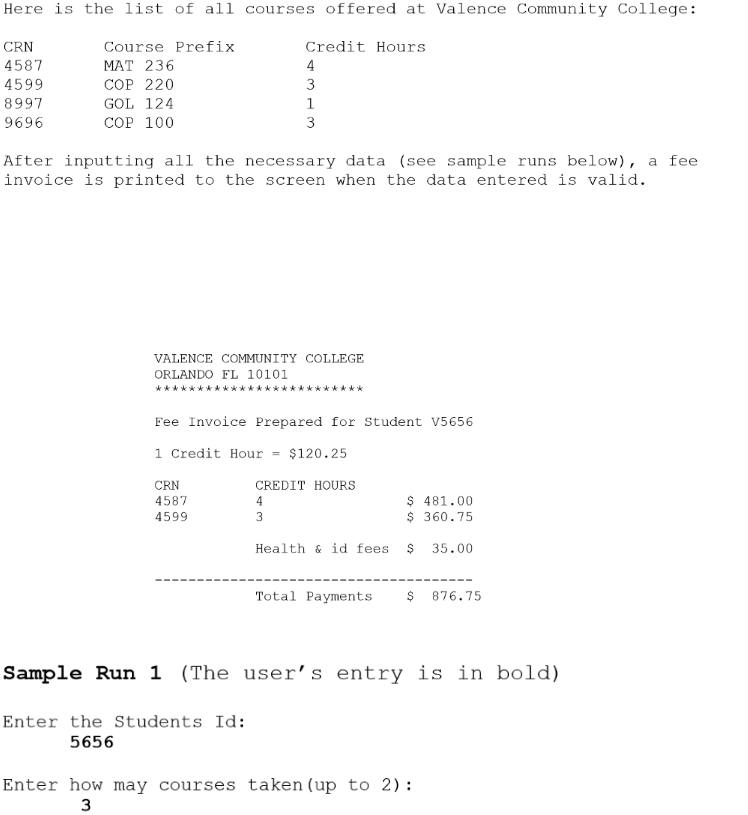 c not c++ This project should run exactly as shown in Project3.