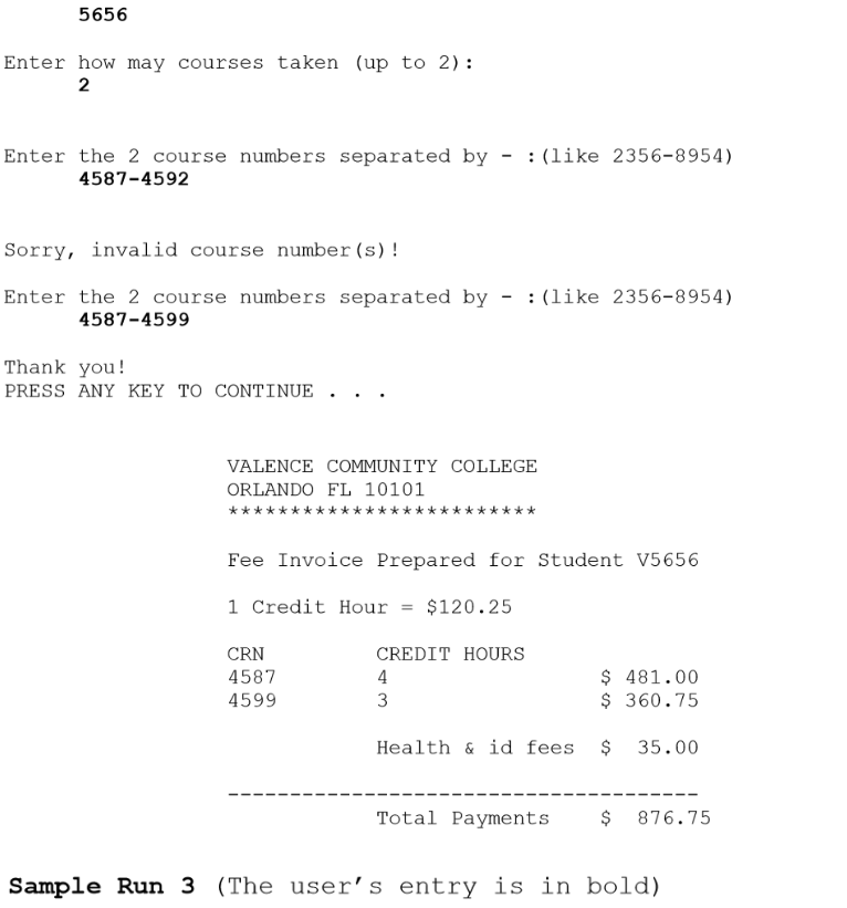 main function. Your program must implement the functions whose prototypes are given