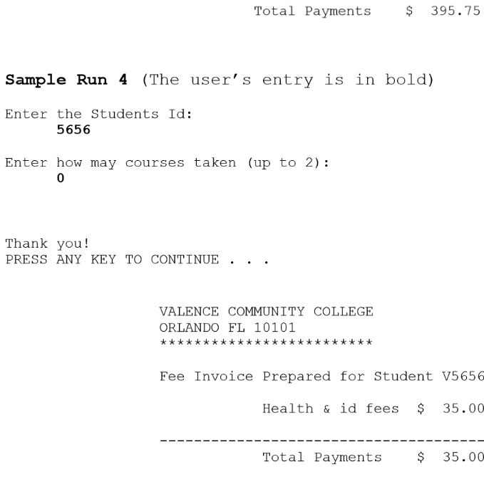 getId( int pId This function asks the user to enter the student's