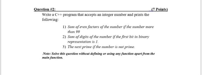 is wonderful or not. Note: A number is wonderful if its binary