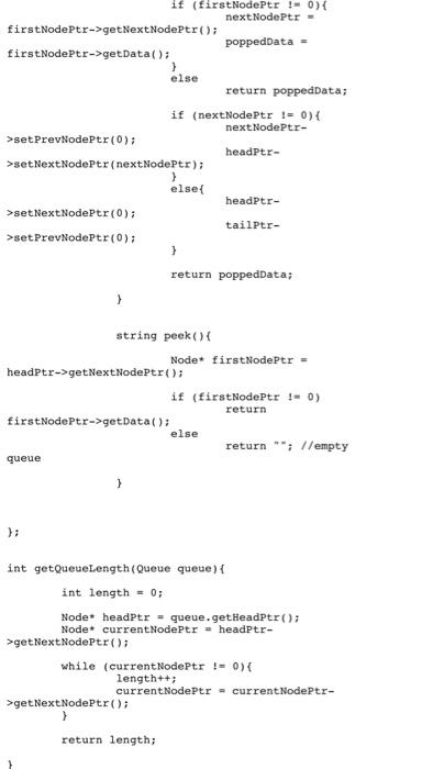 Queue and then subject the Queue to n-1 iterations. In each iteration,