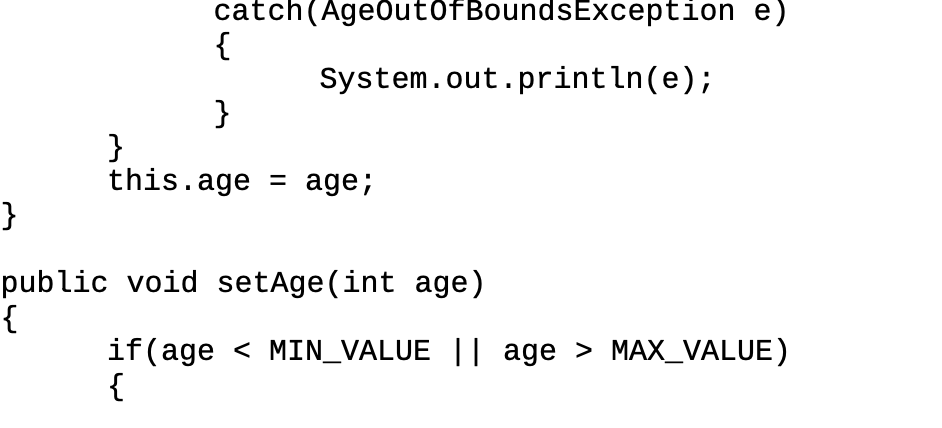 use for writing the runtime exception class for the Barrel class. The