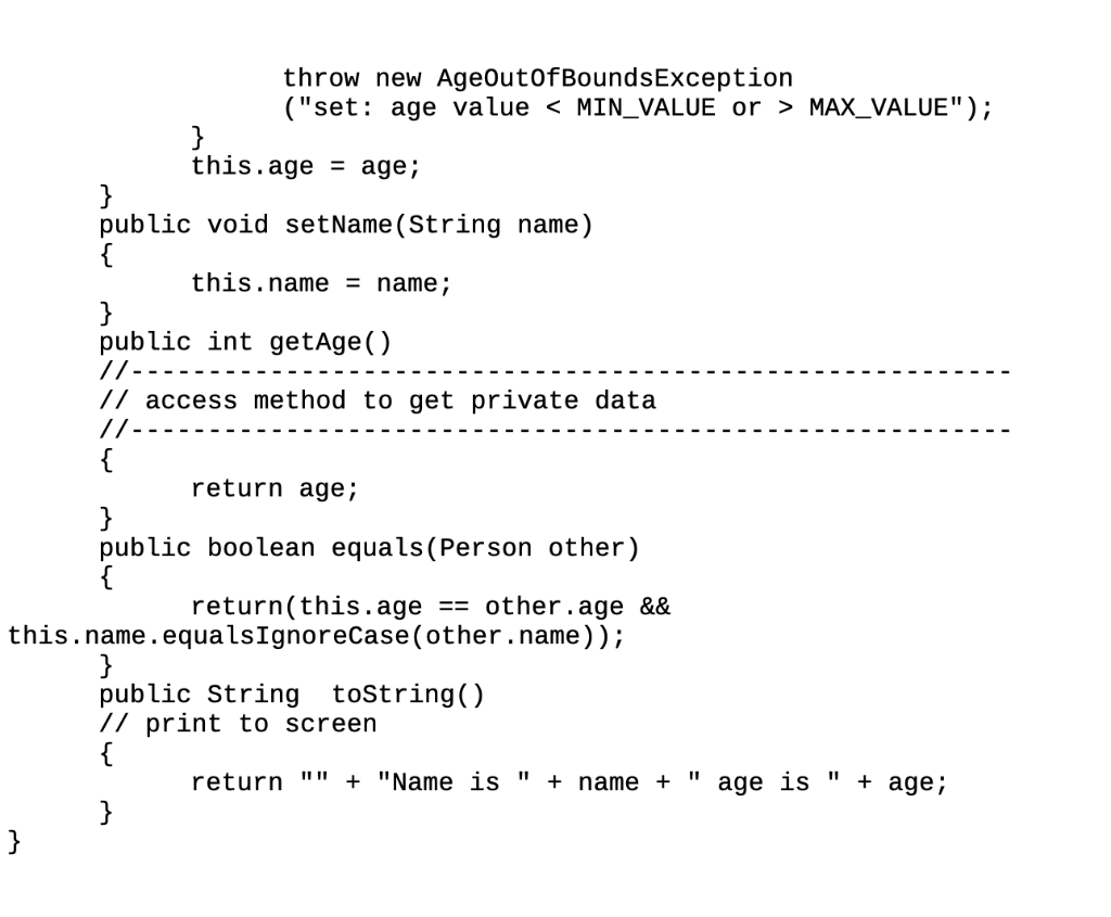 Barrel exception class is almost exactly like this example. Put the runtime