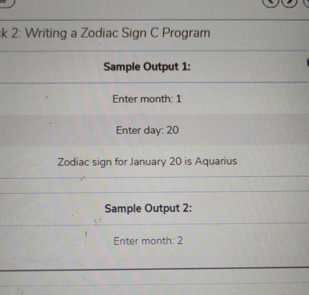 Write a C program that will read in month and day (as