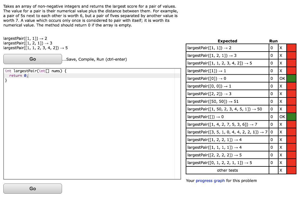 Write a java function to solve this problem Takes an array of