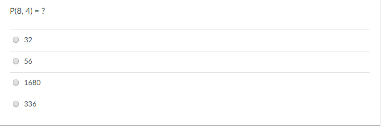 set [a,b,c,d,e]? O 60 O 40 O 80 120