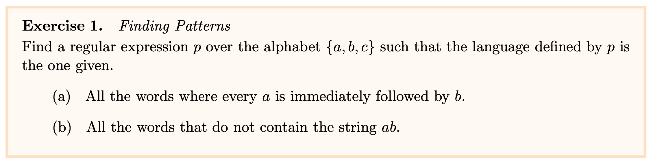 This is about regular expressions. Please solve this question. Thank you so