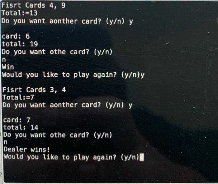is the output of my code which runs perfectly. But I dont