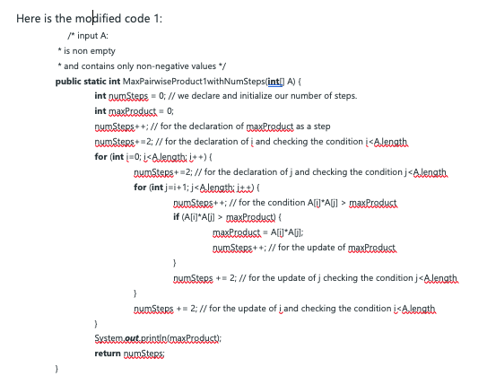 you with 2 pieces of code (both iterative approaches), as shown below: