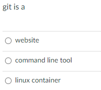  git is a website command line tool linux container 