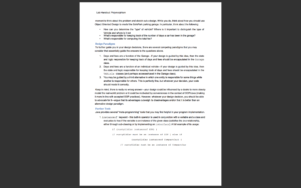 * the vehicle was added successfully; false otherwise. */ public boolean addVehicle(Vehicle